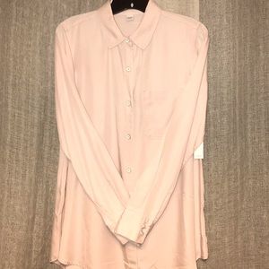 💜 Peachy Button Down Shirt